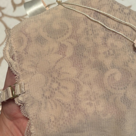 Hot as Hell (HAH) Ballet-core Lace-Up Reversible Cream Lace Bodysuit. Size Small - Picture 9 of 9